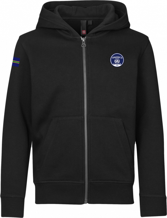 ID - Vendsyssel Ff Hoodie W. Zip Ks - Schwarz