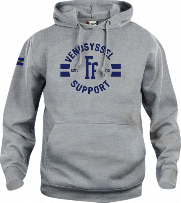 Clique - Vendsyssel Ff Basic Hoodie - Grey melange